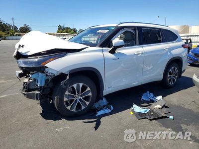 2021 TOYOTA HIGHLANDER HYBRID XLE 5TDHBRCH3MS516777 - główne zdjęcie licytacji z USA - miniatura