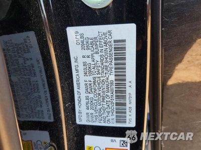 Zdjęcie 12 z 12 samochodu: 2019 HONDA ACCORD EXL VIN:1HGCV2F51KA007583 - miniatura