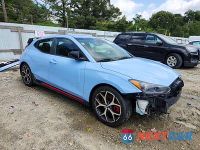 Czwarte zdjęcie samochodu z boku: 2019 HYUNDAI VELOSTER N BASE VIN:KMHT36AH1KU001418 - miniatura