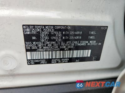 Zdjęcie 13 z 13 samochodu: 2024 TOYOTA RAV4 PRIME SE VIN:JTMAB3FVXRD234445 - miniatura
