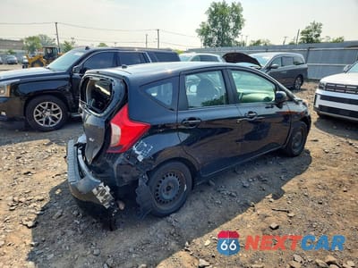 Trzecie zdjęcie samochodu z tyłu: 2014 NISSAN VERSA NOTE SV VIN:3N1CE2CP9EL427466 - miniatura