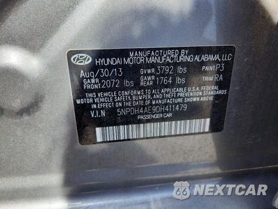 Zdjęcie 12 z 12 samochodu: 2013 HYUNDAI ELANTRA GLS VIN:5NPDH4AE9DH411479 - miniatura