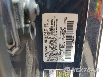 Zdjęcie 12 z 12 samochodu: 2008 NISSAN 350Z ROADSTER VIN:JN1BZ36A48M851628 - miniatura