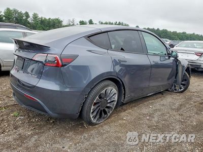 Trzecie zdjęcie samochodu z tyłu: 2021 TESLA MODEL Y VIN:5YJYGDEF1MF189347 - miniatura
