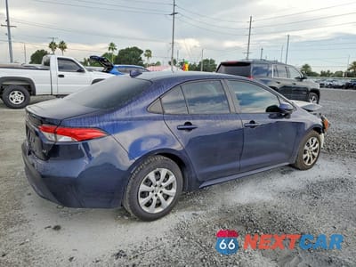 Trzecie zdjęcie samochodu z tyłu: 2022 TOYOTA COROLLA LE VIN:5YFEPMAE5NP315263 - miniatura