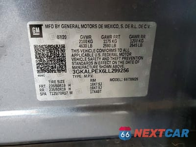 Zdjęcie 12 z 12 samochodu: 2020 GMC TERRAIN SLT VIN:3GKALPEX6LL299256 - miniatura