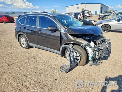 Czwarte zdjęcie samochodu z boku: 2013 HONDA CR-V EXL VIN:5J6RM3H73DL037444 - miniatura