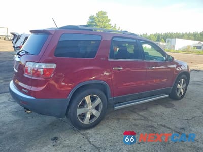 Trzecie zdjęcie samochodu z tyłu: 2010 GMC ACADIA SLT-1 VIN:1GKLVMED1AJ198458 - miniatura