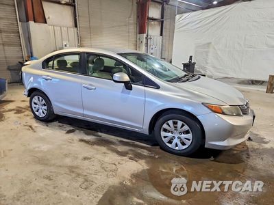 Czwarte zdjęcie samochodu z boku: 2012 HONDA CIVIC LX VIN:2HGFB2F57CH586488 - miniatura