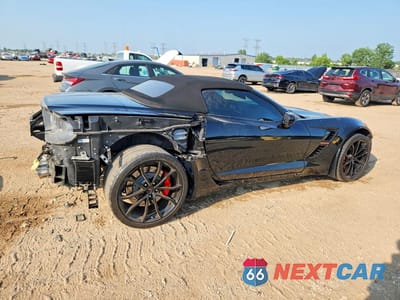 Trzecie zdjęcie samochodu z tyłu: 2018 CHEVROLET CORVETTE GRAND SPORT 2LT VIN:1G1YY3D77J5101912 - miniatura