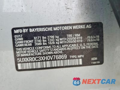 Zdjęcie 13 z 13 samochodu: 2017 BMW X5 XDRIVE35I VIN:5UXKR0C3XH0V76869 - miniatura