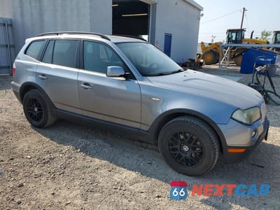Czwarte zdjęcie samochodu z boku: 2007 BMW X3 3.0SI VIN:WBXPC93437WF23289 - miniatura