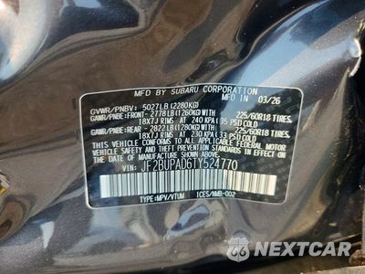 Zdjęcie 12 z 12 samochodu: 2026 SUBARU OUTBACK PREMIUM VIN:JF2BUPAD6TY524770 - miniatura