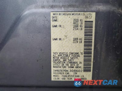 Zdjęcie 12 z 12 samochodu: 2017 NISSAN LEAF S VIN:1N4BZ0CP0HC308602 - miniatura
