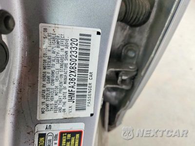 Zdjęcie 12 z 12 samochodu: 2008 HONDA CIVIC HYBRID VIN:JHMFA362X8S023320 - miniatura