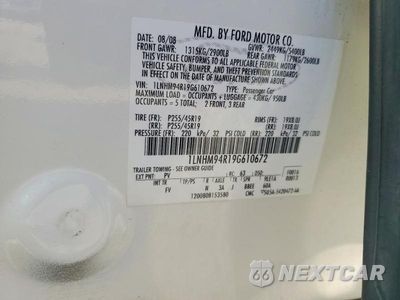 Zdjęcie 12 z 12 samochodu: 2009 LINCOLN MKS VIN:1LNHM94R19G610672 - miniatura