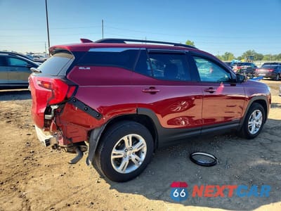 Trzecie zdjęcie samochodu z tyłu: 2019 GMC TERRAIN SLE VIN:3GKALMEVXKL253926 - miniatura