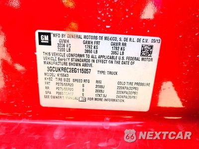 Zdjęcie 12 z 12 samochodu: 2014 CHEVROLET SILVERADO K1500 LT VIN:3GCUKREC2EG115057 - miniatura