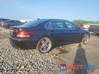 Trzecie zdjęcie samochodu z tyłu: 2003 BMW 760 LI VIN:WBAGN83483DK10207 - miniatura