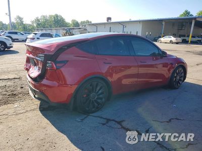 Trzecie zdjęcie samochodu z tyłu: 2021 TESLA MODEL Y VIN:5YJYGDEE7MF089423 - miniatura