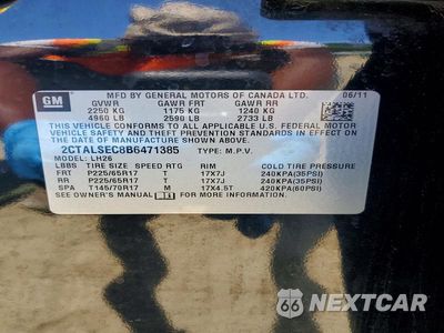 Zdjęcie 13 z 13 samochodu: 2011 GMC TERRAIN SLE VIN:2CTALSEC8B6471385 - miniatura
