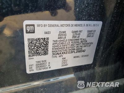 Zdjęcie 13 z 13 samochodu: 2023 CHEVROLET EQUINOX LT VIN:3GNAXKEG3PL258342 - miniatura
