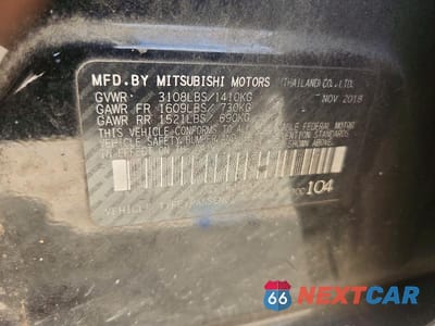 Zdjęcie 13 z 13 samochodu: 2019 MITSUBISHI MIRAGE G4 ES VIN:ML32F3FJ8KHF07361 - miniatura