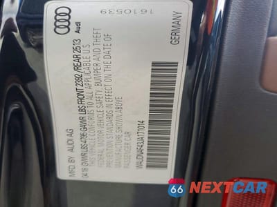 Zdjęcie 12 z 12 samochodu: 2018 AUDI A4 PREMIUM VIN:WAUDNAF43JA171014 - miniatura
