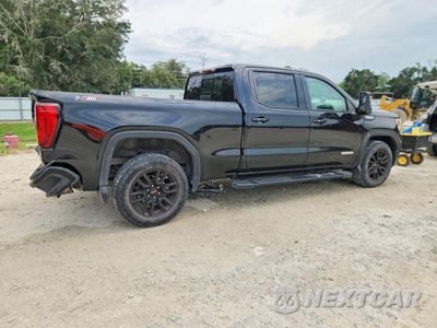Trzecie zdjęcie samochodu z tyłu: 2021 GMC SIERRA K1500 ELEVATION VIN:1GTU9CED2MZ311984 - miniatura