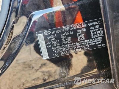 Zdjęcie 14 z 14 samochodu: 2023 HYUNDAI SANTA FE CALLIGRAPHY VIN:5NMS5DAL4PH577862 - miniatura