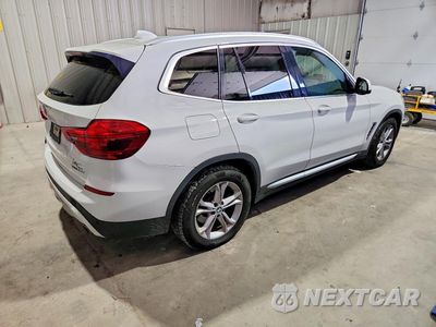 Trzecie zdjęcie samochodu z tyłu: 2019 BMW X3 XDRIVE30I VIN:5UXTR9C56KLE18662 - miniatura