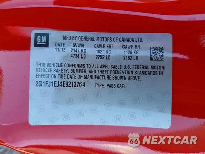 Zdjęcie 13 z 13 samochodu: 2014 CHEV CAMARO SS VIN:2G1FJ1EJ4E9213764 - miniatura
