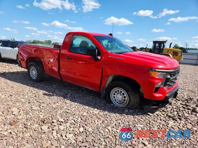 Czwarte zdjęcie samochodu z boku: 2024 CHEVROLET SILVERADO K1500 VIN:3GCNDAEK7RG239290 - miniatura