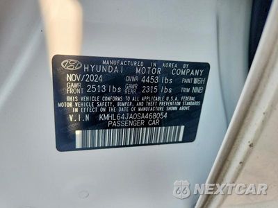 Zdjęcie 13 z 13 samochodu: 2025 HYUNDAI SONATA SEL VIN:KMHL64JA0SA468054 - miniatura