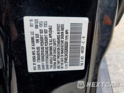 Zdjęcie 13 z 13 samochodu: 2016 HONDA ODYSSEY SE VIN:5FNRL5H33GB060361 - miniatura