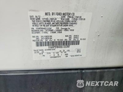 Zdjęcie 12 z 12 samochodu: 2013 FORD TAURUS LIMITED VIN:1FAHP2F84DG133287 - miniatura
