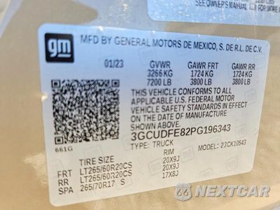 Zdjęcie 13 z 13 samochodu: 2023 CHEVROLET SILVERADO K1500 LT TRAIL BOSS VIN:3GCUDFE82PG196343 - miniatura