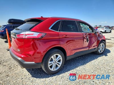 Trzecie zdjęcie samochodu z tyłu: 2020 FORD EDGE SEL VIN:2FMPK3J98LBA13584 - miniatura