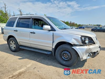 Czwarte zdjęcie samochodu z boku: 2003 HONDA PILOT EX VIN:2HKYF18433H514611 - miniatura