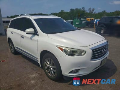 Czwarte zdjęcie samochodu z boku: 2013 INFINITI JX35 BASE VIN:5N1AL0MM9DC338506 - miniatura