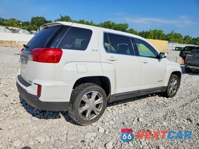 Trzecie zdjęcie samochodu z tyłu: 2017 GMC TERRAIN SLE VIN:2GKFLSEK9H6333165 - miniatura