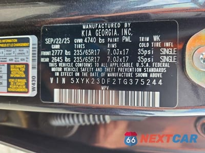 Zdjęcie 14 z 14 samochodu: 2026 KIA SPORTAGE LX VIN:5XYK23DF2TG375244 - miniatura