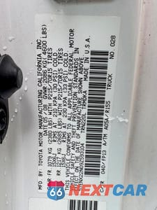Zdjęcie 12 z 12 samochodu: 2009 TOYOTA TACOMA BASE VIN:5TENX22N09Z593104 - miniatura