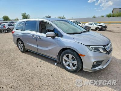Czwarte zdjęcie samochodu z boku: 2019 HONDA ODYSSEY EXL VIN:5FNRL6H76KB012449 - miniatura