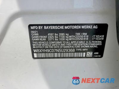 Zdjęcie 13 z 13 samochodu: 2022 BMW X2 SDRIVE28I VIN:WBXYH9C07N5U29368 - miniatura