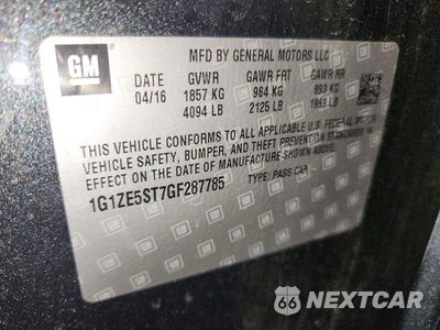 Zdjęcie 12 z 12 samochodu: 2016 CHEVROLET MALIBU LT VIN:1G1ZE5ST7GF287785 - miniatura