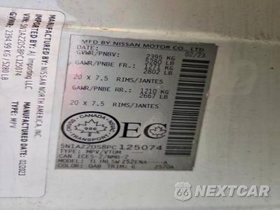 Zdjęcie 13 z 13 samochodu: 2023 NISSAN MURANO PLATINUM VIN:5N1AZ2DS8PC125074 - miniatura