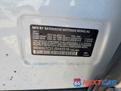 Zdjęcie 13 z 13 samochodu: 2018 BMW X1 SDRIVE28I VIN:WBXHU7C31J5H42519 - miniatura