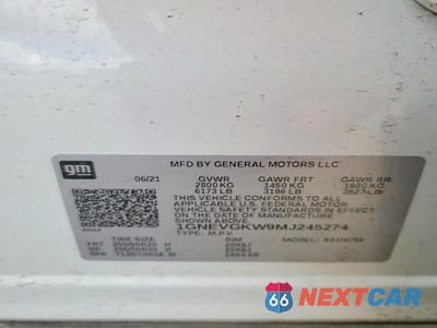 Zdjęcie 12 z 12 samochodu: 2021 CHEVROLET TRAVERSE LT VIN:1GNEVGKW9MJ245274 - miniatura