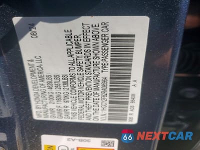 Zdjęcie 12 z 12 samochodu: 2024 HONDA ACCORD TOURING HYBRID VIN:1HGCY2F82RA085964 - miniatura